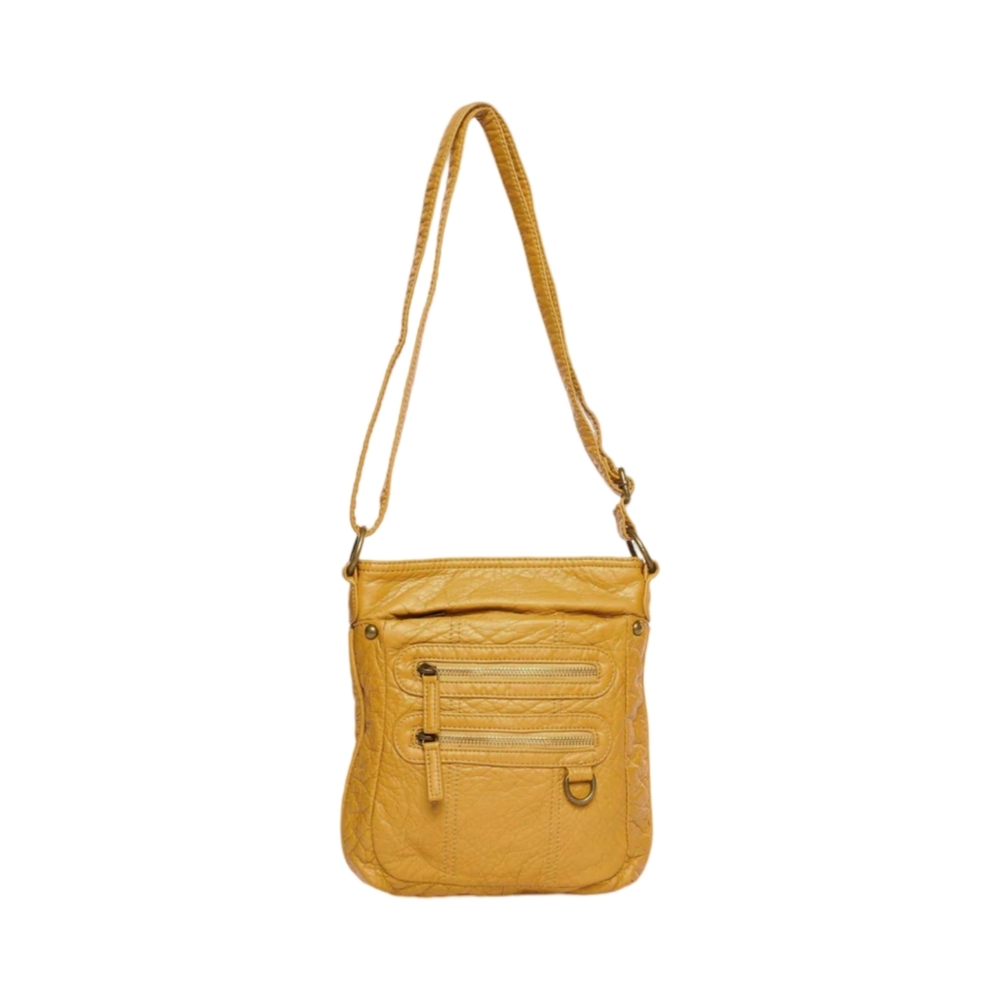 New Ampere Creations Willa Mustard Crossbody Bag